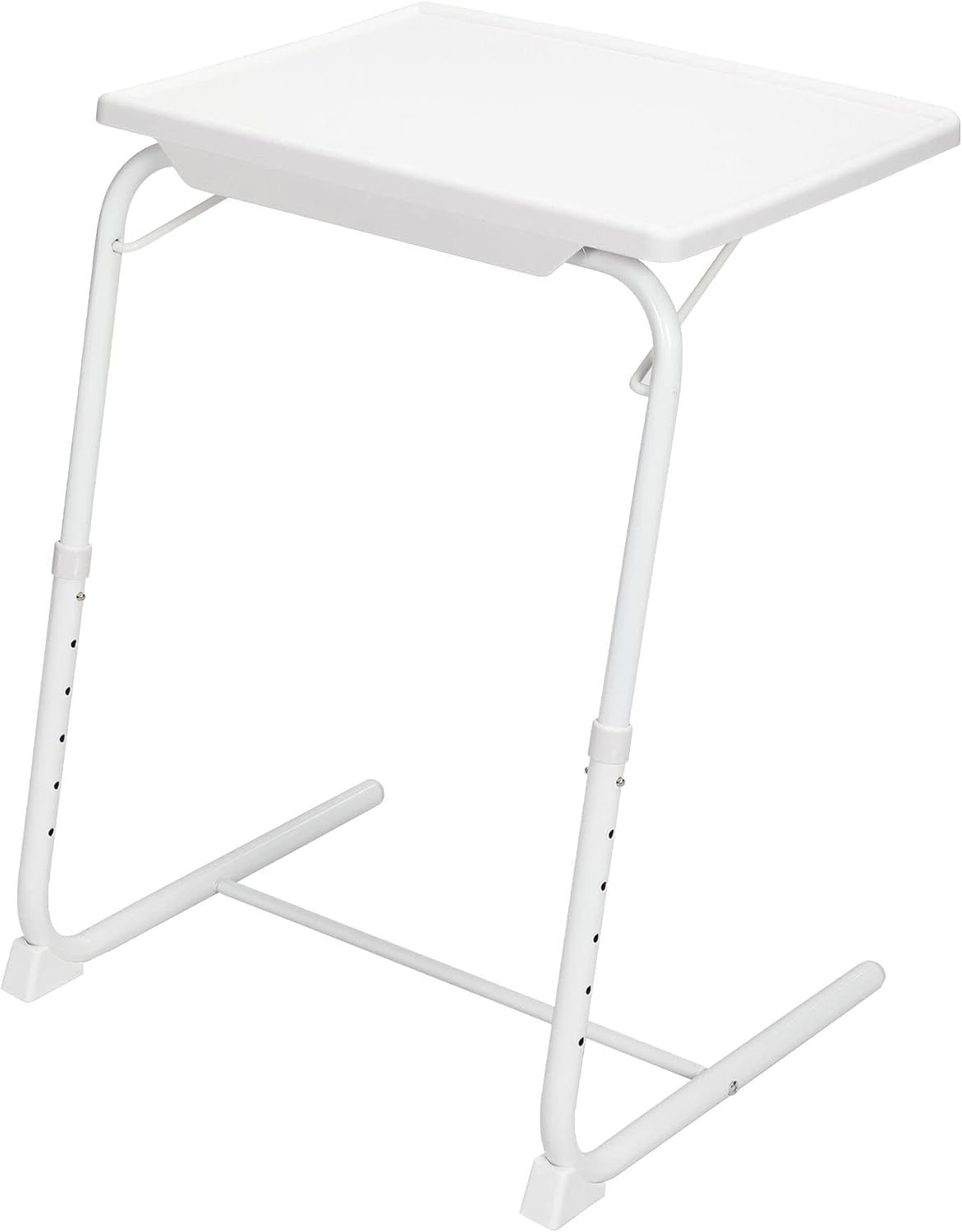 Adjustable TV Tray Table with 6 Heights and 3 Tilt Angles