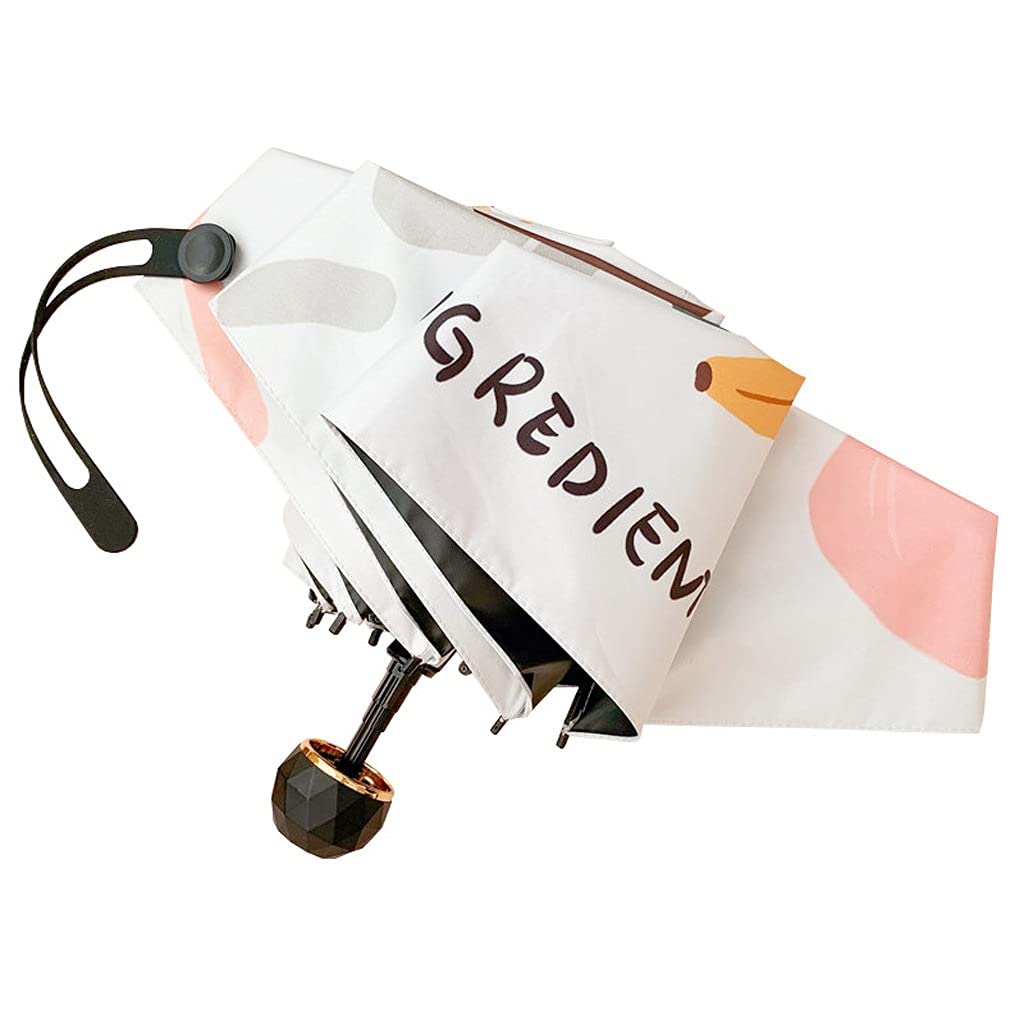 Parapluie de style coréen ultra léger contre la pluie et les coups de soleil