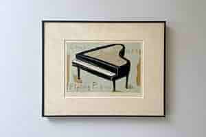 THE PIANO / ピアノ / 日比野克彦 Amazon.co.jp: 『日比野克彦』“THE PIANO” リトグラフ 直筆