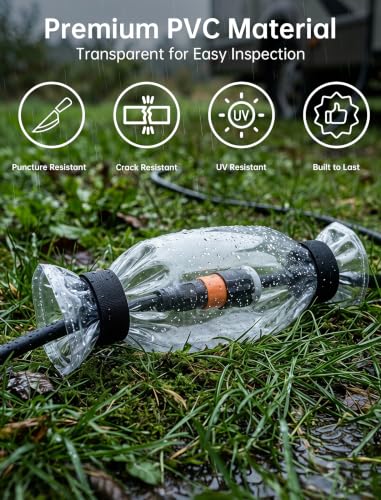Tomorotec Outdoor Extension Cord Cover Waterproof Heavy Duty PVC for RV - image 6