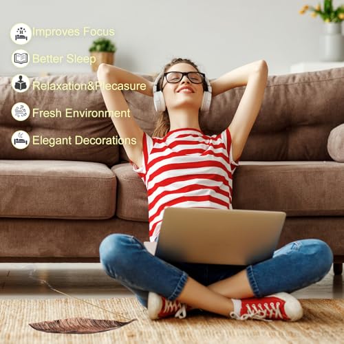 Räucherstäbchen Halter Metall Blätter, 2 Stück Räucherstäbchenhalter Inklusive Loch, Halter für Räucherstäbchen für Zuhause, Büro, Yoga, Meditation, Büro Wohnkultur