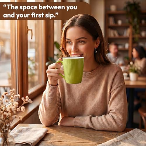 Image of U.P.C. U.P.C.Milk Mug Set of 2 | Ceramic & Bone China Coffee Milk Cups | Designer Printed Tea Coffee Mug Set | Large Capacity Milk Mugs | Microwave Safe Cup Set | Kitchen Drinkware Gift Set