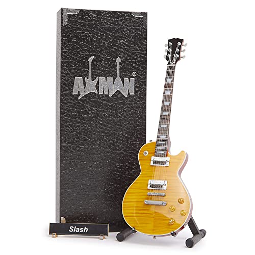 Slash Réplique de guitare miniature – Cadeaux musicaux – Fait à la main – Échelle 1/4 – Comprend une boîte de… - Les Beatles, Paul McCartney, John Lennon, RIngo Starr, George Harrison Slash Réplique de guitare miniature - Cadeaux musicaux - Fait à la main - Échelle 1/4 - Comprend une boîte de…
