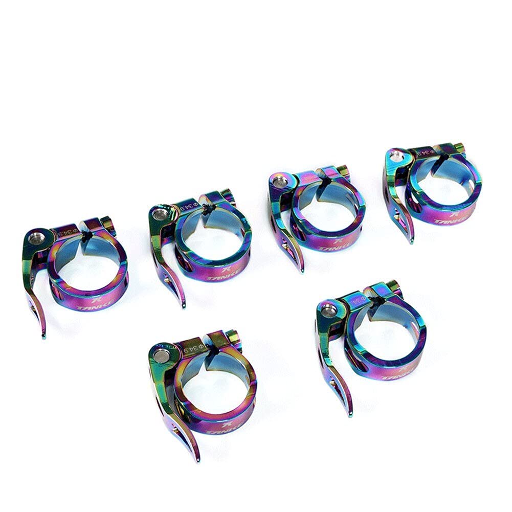 Morsetto reggisella bici Morsetto reggisella bici, Morsetto reggisella, Morsetto reggisella bici Morsetto reggisella bici da strada Morsetto tubo sella a sgancio rapido 31,8/34,9 mm Reggisella in lega