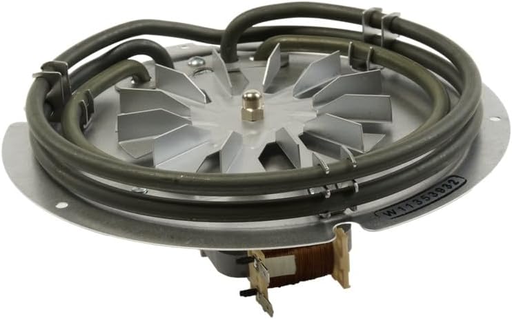 Whirlpool W11414552 Genuine OEM Range Convection Fan Assembly Replacement Part - Replaces W10563084, W11033855, W11093167, W10874472, and W11353932