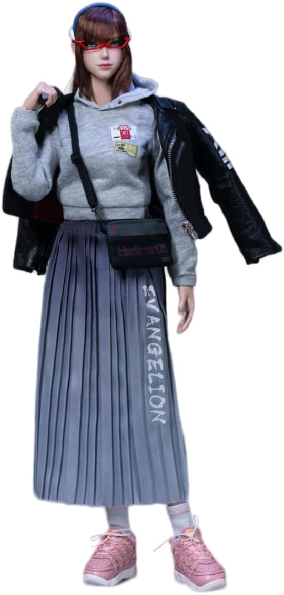 HiPlay Box Studio Female Collectible Figure: Evangelion, Mari Makinami Illustrious, Anime Style, 1:6 Scale Miniature Figurine HiPlay Box Studio Female Collectible Figure: Evangelion, Mari Makinami Illustrious, Anime Style, 1:6 Scale Miniature Figurine