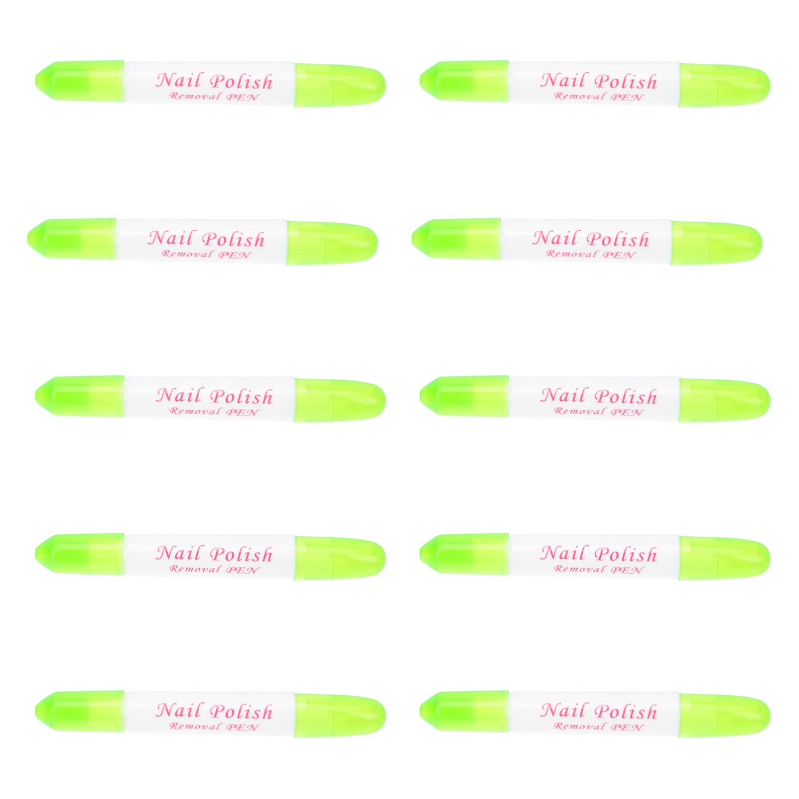 FOMIYES 10Pcs Nail Polish Corrector Remover Pen Nail Cleaning Pen Makeup  Remover Manicure Pen Pencil for Nail DIY Design Salon Random Color