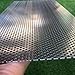 Aluminum Perforated Metal Sheets 16 Gauge 15.7 inch by 7.8 inch Expanded Metal Mesh Aluminum Opening 1/8