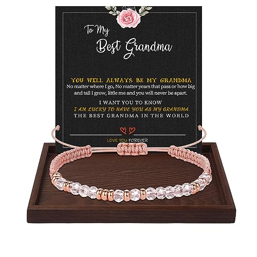 Btysun Morse Code Bracelets for Women Christmas Gift Stocking Stuffers for Teens Pink Braided Bracelets Inspirational Best Friend Birthday Gifts for Her High School Graduation Gifts for Her 2025 Mom Bracelet Jewelry