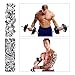 Full Arm Temporary Tattoo Set (6 Sheets), Konsait Extra Large Temporary Tattoo Realistic Black Fake Tattoo Body Stickers for Men Women Adults Kids,Dragon Geometric Dark mark Skull Rose of the Death