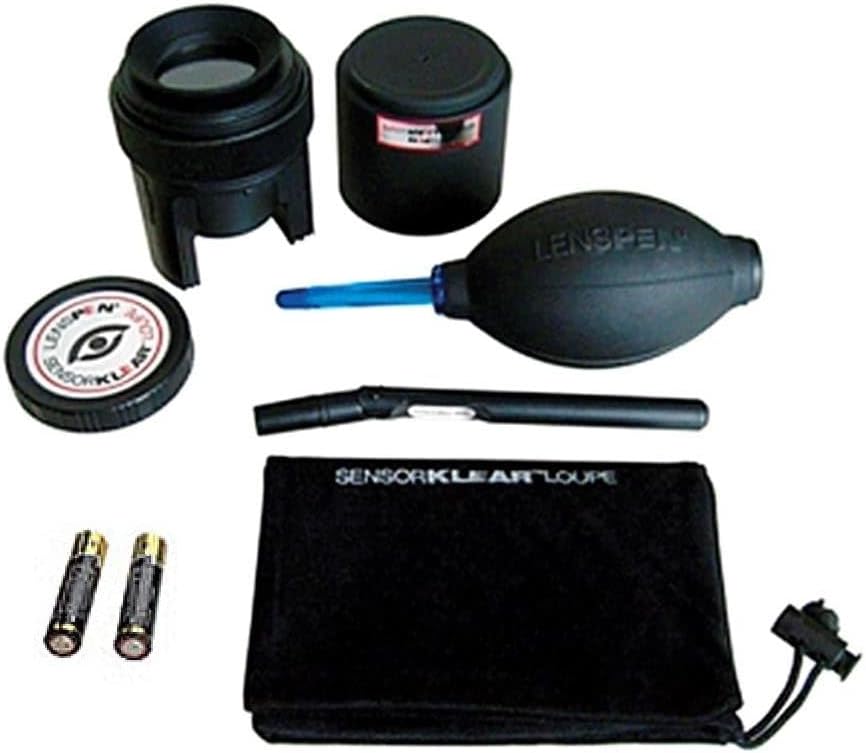 LensPen SensorKlear Loupe Kit, Sensor Cleaning, Black