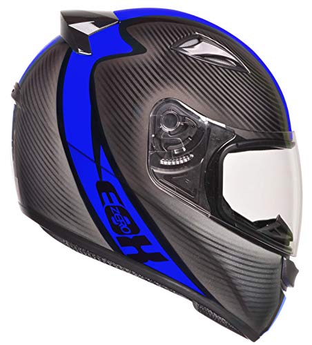 Capacete Ebf E0X Spectro 58/Preto/Azul