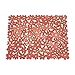 InterDesign Blumz Kitchen Sink Protector Mat - Large, Red