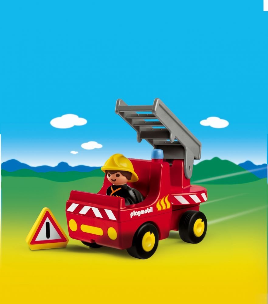 Playmobil 6716-1.2.3 Coche de Bomberos