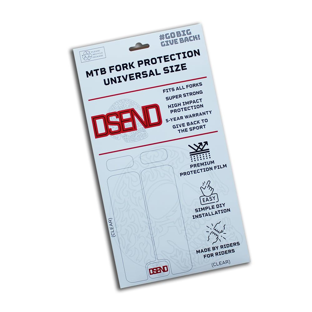 DSENDFork Protection for Mountain Bikes High Impact Fork Protector - Universal Fit for All MTB Forks