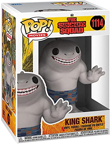 Pop Suicide Squad - King Shark [Nanaue] Funko Pop! Vinyl Figure (Bundled With Compatible Box Protector Case), Multicolored, 3.75 Inches #TOP2