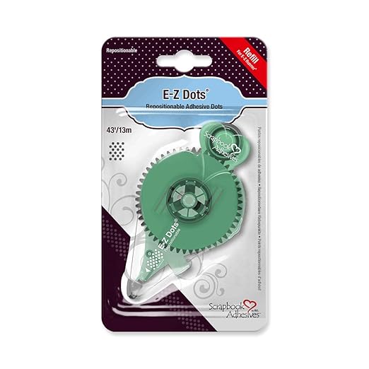 Scrapbook Adhesives By 3L, E-Z Dots Repositionable Refill, 43-Feet