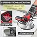 Tile Vibration Tool for Mil-wauke 18V Battery, Handheld Tile Tools Max 25000r/Min, 150W Tile Suction Cup Tool with 8 Speed, Suction Cup, Digital Display for Floor Tile Wall