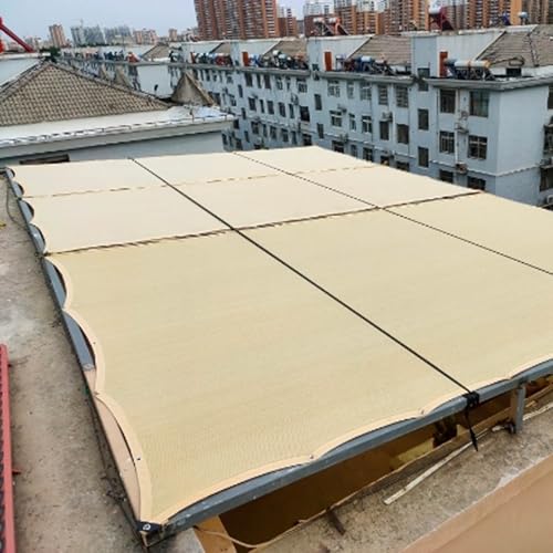 Malla de sombra 95% para jardín y patio con aislamiento térmico de 8x19 m 6
