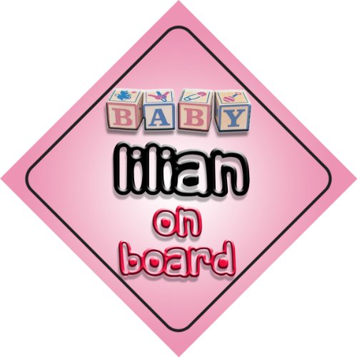 Baby Girl Lilian on Board segnale Auto/regalo per