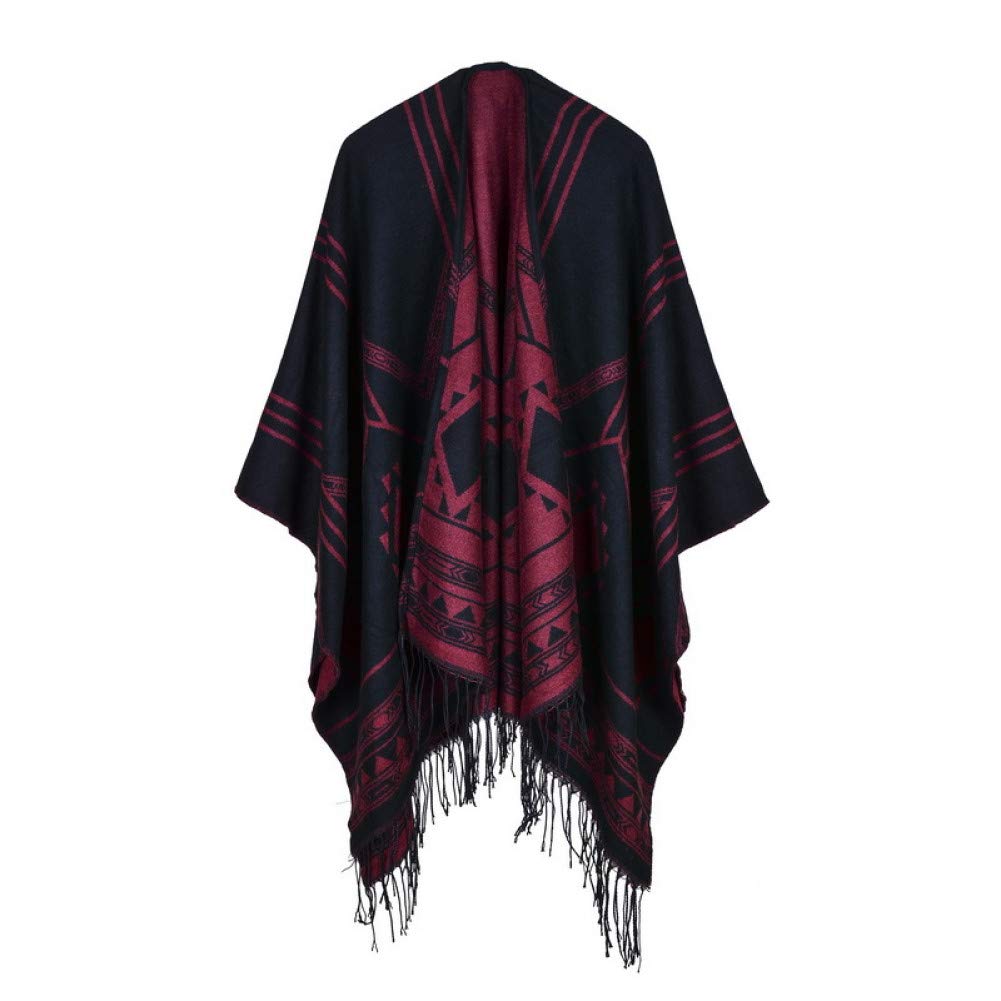 Châle avec capuchon en tricot vintage écharpe d'hiver femme luxe et douceur