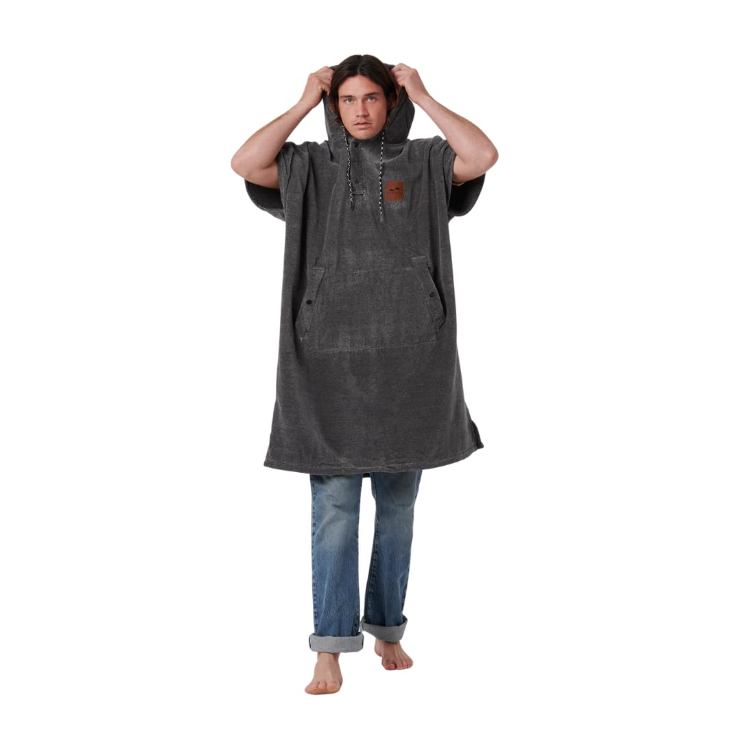 Slowtide Cotton Towel Changing Poncho – Warm & Absorbent Hooded Surf Poncho...