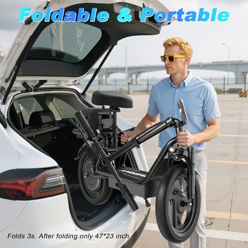 WERHY Electric Scooter,500W Motor, 14” Tires, Top Speed 22
