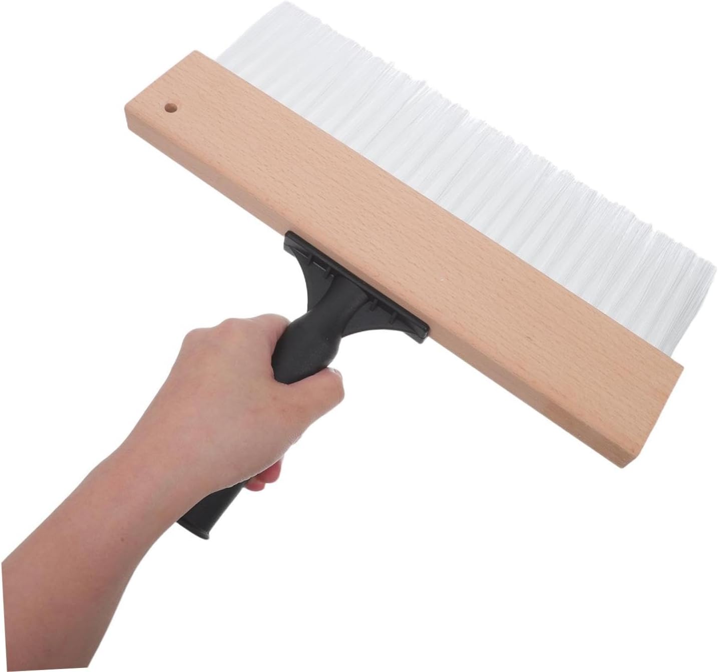 Art Texture Brush with Slanted Tip, Wooden Handle for Walls