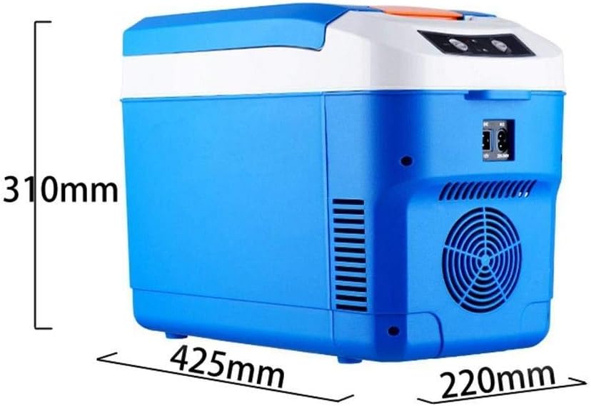 Mini Fridge 10 Quart 12V 10Liter/16 Can Portable Electric Cooler/Warmer for Car/Truck/SUV/RV/Trailer DC Powered (Color : Black)