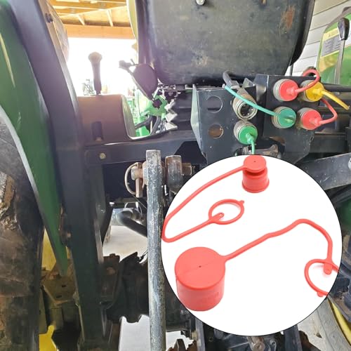 Image of 8 Pacs Dust Caps Plugs Rubber Covers, Replacement for Bobcat Hydraulic Connector Fittings, Replacement for Dixon HT, Replacement for Tomco FE