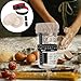 HOLIDYOYO Sourdough Starter Jar Kit Accessories Cloth Cover Thermometer Sticker Date Marking Band for Baking Supplies and Fermentation Jar Control
