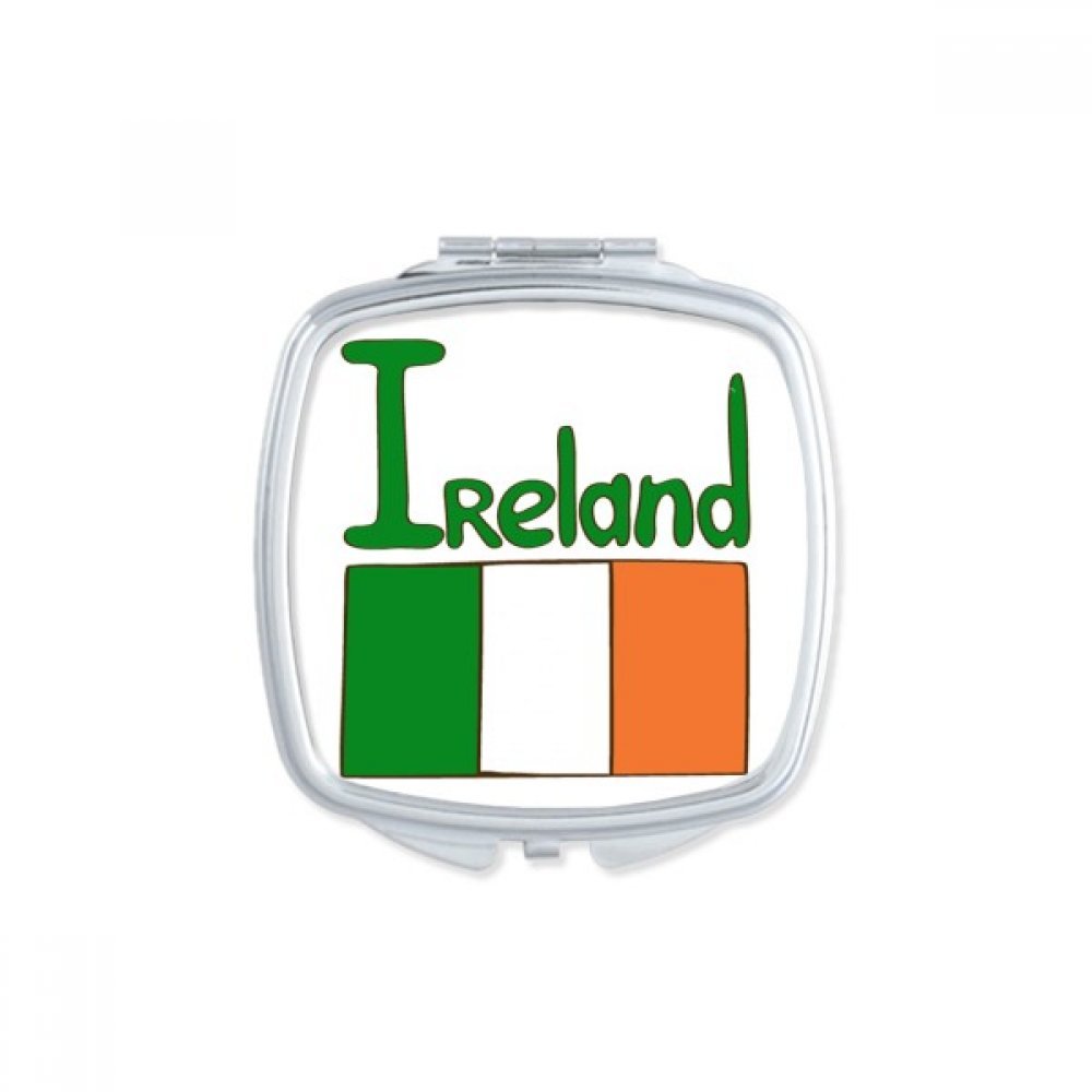 Miroir portable mignon drapeau USA petit miroir de poche main