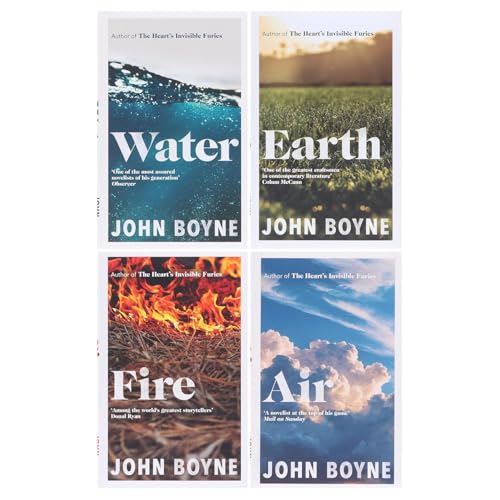 John Boyne 4 Books Collection Set (Water, Earth, Fire & Air)