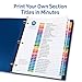 Avery 1-31 Dividers for 3 Ring Binders, 31 Tabs per Set, Customizable Table of Contents, Multicolor Tabs, Great for Organizing Reports, Projects, and More (3 Sets of 44129)