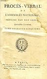  PROCES-VERBAL DE L\'ASSEMBLEE NATIONALE IMPRIME PAR SON ORDRE, 15e LIVRAISON, TOME LXVe