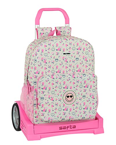 Safta 612081821 Mini Mochila Uso Diario De Smiley World Garden, 220X100X390Mm