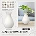 Tioncy 15 Pack White Ceramic Bud Vases Bulk Boho Small Flower Vase White Ceramic Vases for Centerpieces for Dry Flowers Pampas Grass Home Wedding Table Decor (3.9