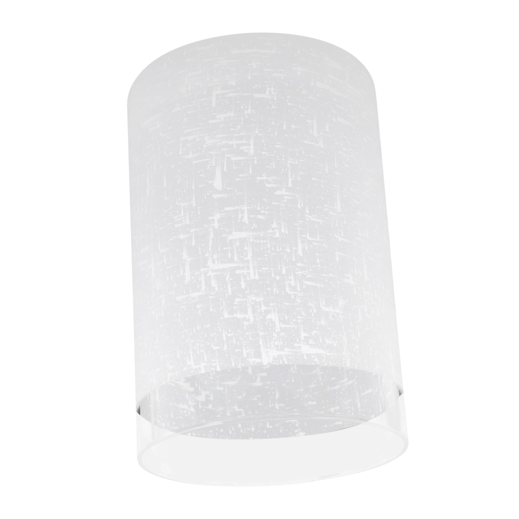UKCOCO Cylinder Glass Lampshade Eye Protection Feature for Chandeliers and Replacement White Glass Lamp Cover with Light Fixtures Housewarming and Home Lighting