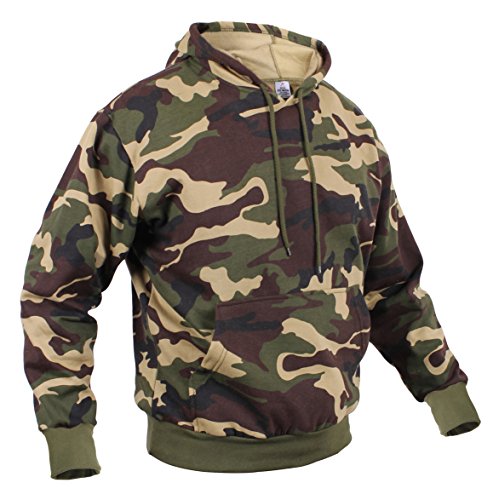 Rothco Pullover Hooded Sweatshirt, Camo, Large #TOP2