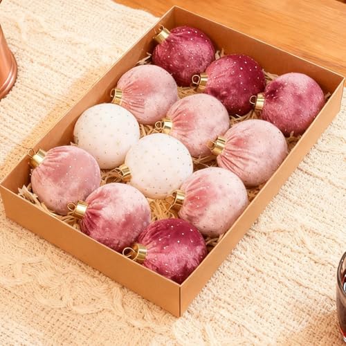 Boules en velours incassables : la solution pour sapin de Noël rustique - 8