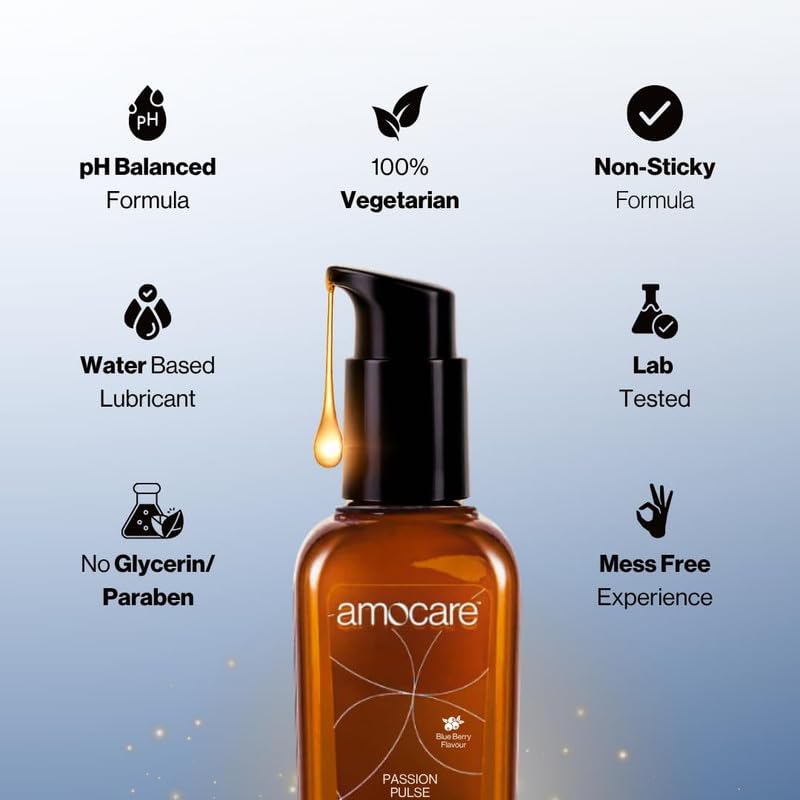 Image of Long Lasting Lubricant Gel for Men & Women - 50ml Each | Strawberry & Berry Grape | Dermatologically Tested and pH balanced | Water-based, Non-Sticky, and No Nasties Formula | Toy & Condom Compatible