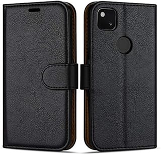 Case Collection Premium Leather Folio Cover for Google Pixel 4a Case (5.81") Magnetic Closure Full Protection Book Design Wallet Flip with [Card Slots] and [Kickstand] for Google Pixel 4a Phone Case