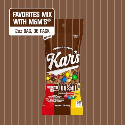 Kar’s Nuts Favorites Mix with M&M'S Candies Trail Mix, 2oz | Grab & Go Bags, Pack of 36, Gluten-Free Trail Mix Snack - image 2