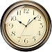 Plumeet Large Retro Wall Clock, 13'' Non Ticking Classic Silent Clocks Decorative Living Room, Battery Operated (Arabic Numerals)