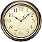 Amazon.com: Plumeet Extra Large Retro Wall Clock, 16'' Non Ticking ...