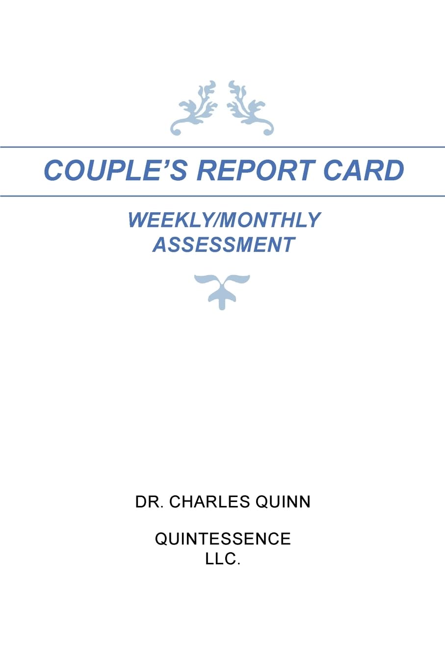 Couple’s Report Card Weekly/Monthly Assessment