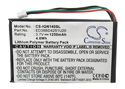 Liwq2000 Cameron Sino 1250Mah Replacement Battery For Garmin Ed38Bd4251U20 Fits Nuvi 1400/1490T/1450/1450T/1490T Pro/1490Lmt #TOP4