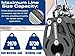 Blue Shark 2312-57 mm Fixed Triple Aluminum Sailing Block - Max Line: 7/16” (12 mm), Safe Working Load (SWL): 2870 lbs (1300kg), Breaking Load: 5730 lbs (2600 kg) (2-Pack)