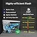 EPLO Smart Toilet Bidet with Tank Built In,Auto Open Close Lid,ADA Comfort Height,Dual Auto Flush,1000 Gram MaP Flushing Score,Heated seat,Modern Elongated One Piece Bidet Toilets Combo U8PRO