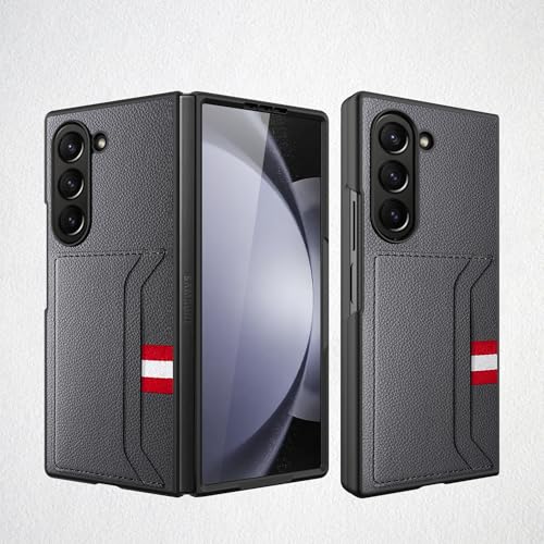 Samsung Galaxy Z Fold 6 ΉdbP[X J[hz_[t \tgLbhVR NWbgJ[hXbg n[hPC ϏՌJo[ j  ̎q(Gray)